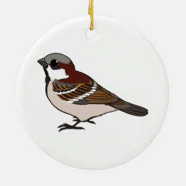 Schattige mus keramisch ornament