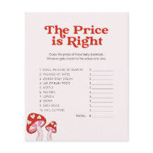 Schattige Mushroom Baby shower - Spel - Raad de pr