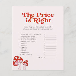 Schattige Mushroom Baby shower - Spel - Raad de pr