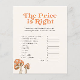 Schattige Mushroom Baby shower - Spel - Raad de pr