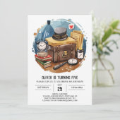 Schattige Mystery Detective Verjaardag Kaart (Staand voorkant)