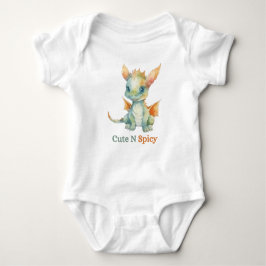 "Schattige N Spicy" Dragon Baby Een stuk Romper