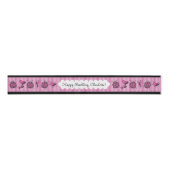 Schattige n' Trendy 3inch Hot Pink Lieveheersbeest Grosgrain Lint (Voorkant)