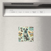 Schattige Naadloos Dalmatisch Magneet (Insitu (Vaatwasser))