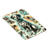 Schattige Naadloos Dalmatisch Magneet (Rechterzijde)