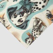 Schattige Naadloos Dalmatisch Tissuepapier (Detail)