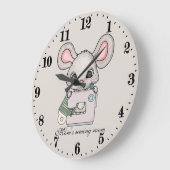 schattige naaikamer muis grote klok (Hoek)