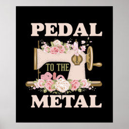 schattige naailiefhebbers woord Poster