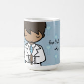 Schattige naam van de eerste Heilige Communie Magische Mok (Midden)