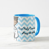 Schattige naam van de eerste Heilige Communie Mok (Voorkant rechts)