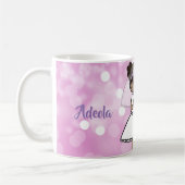 Schattige naam van het meisje van de Eerste Heilig Koffiemok (Links)