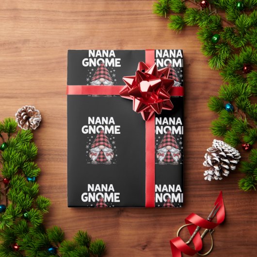Schattige nana Kabouters Rode Kabouter Kerstmis Ka Cadeaupapier (Feestdagen Geschenken)