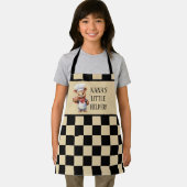 Schattige Nana's kleine helper tekst toevoegen Schort (Insitu)
