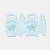 Schattige Narwhal Baby shower Kawaii Bedankdoosjes (Uitgevouwen)