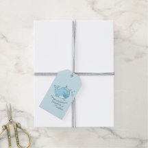 Schattige Narwhal Baby shower Kawaii Blue Boy