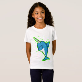 Schattige Narwhal Dabbing T-shirt
