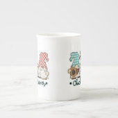 schattige nationale kippenliefhebbers porselein kop (Voorkant)