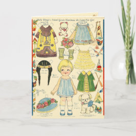 Schattige Native American Indian Art Reproduction Kaart