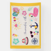 Schattige Nautilus Verjaardag Spandoek (Verticaal)