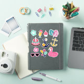Schattige Nautilus Verjaardag Sticker (iPad Cover)