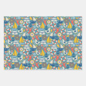 Schattige nautisch Zee Inpakpapier Vel (Voorkant 2)