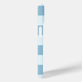 Schattige Nautische verankering lichtblauwe strepe Case-Mate iPhone Case (Achterkant / Rechts)