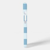 Schattige Nautische verankering lichtblauwe strepe Case-Mate iPhone Case (Achterkant / Links)