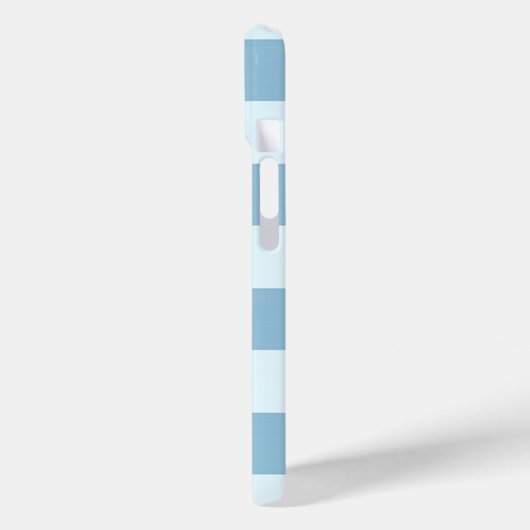 Schattige Nautische verankering lichtblauwe strepe Case-Mate iPhone Case (Achterkant / Links)