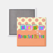 Schattige neonatale zurigheidsgordels magneet (Voorkant / Achterkant)