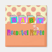 Schattige neonatale zurigheidsgordels magneet (Voorkant)