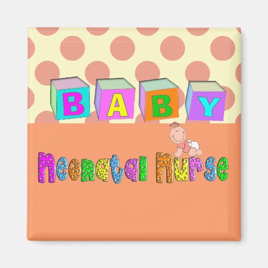 Schattige neonatale zurigheidsgordels magneet (Voorkant)