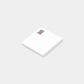 Schattige Nerd Axolotl I Axolotl Vragen Tekens Mem Post-it® Notes (Schuin)