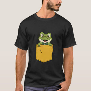 Schattige nerdkikker in nepzakhemd t-shirt