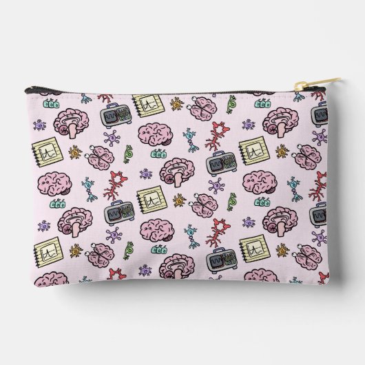 Schattige neurowetenschappelijk patroon etui (Achterkant)