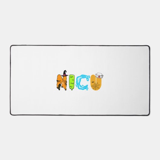 Schattige NICU Halloween ontwerp Bureaumat (Voorkant)