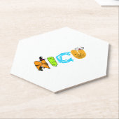 Schattige NICU Halloween ontwerp Kartonnen Onderzetters (Schuin)