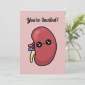 Schattige nier - Menselijke biologie Kaart (Staand voorkant)