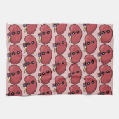 Schattige nier - Menselijke biologie Theedoek (Horizontaal)