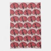 Schattige nier - Menselijke biologie Theedoek (Verticaal)