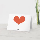 Schattige niet op je Yeti Valentijnsdag kaart (Achterkant)