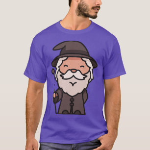 Schattige Nieuw-Zeeland Wizard Toon T-shirt