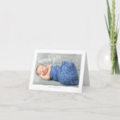 Schattige nieuwe babycadeaus bedankkaart (Voorkant)
