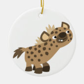 Schattige Nieuwsgierig Cartoon Hyena Ornament (Voorkant)