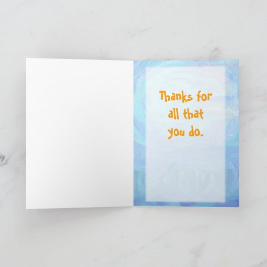 Schattige nijlpaard Dank je wel Bedankkaart (Binnen)