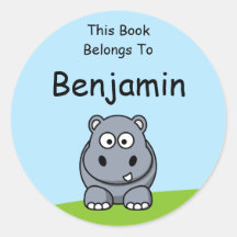 Schattige Nijlpaard Dit Boek Is Van