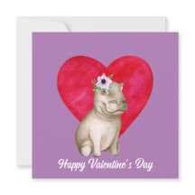 Schattige nijlpaard Valentijn 