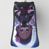 Schattige ninja krijger meisje golfheadcover (Draai 90)