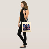 Schattige ninja krijger meisje tote bag (Voorkant (model))