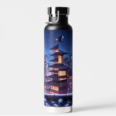 Schattige ninja krijger meisje waterfles (Rechts)