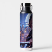 Schattige ninja krijger meisje waterfles (Voorkant)